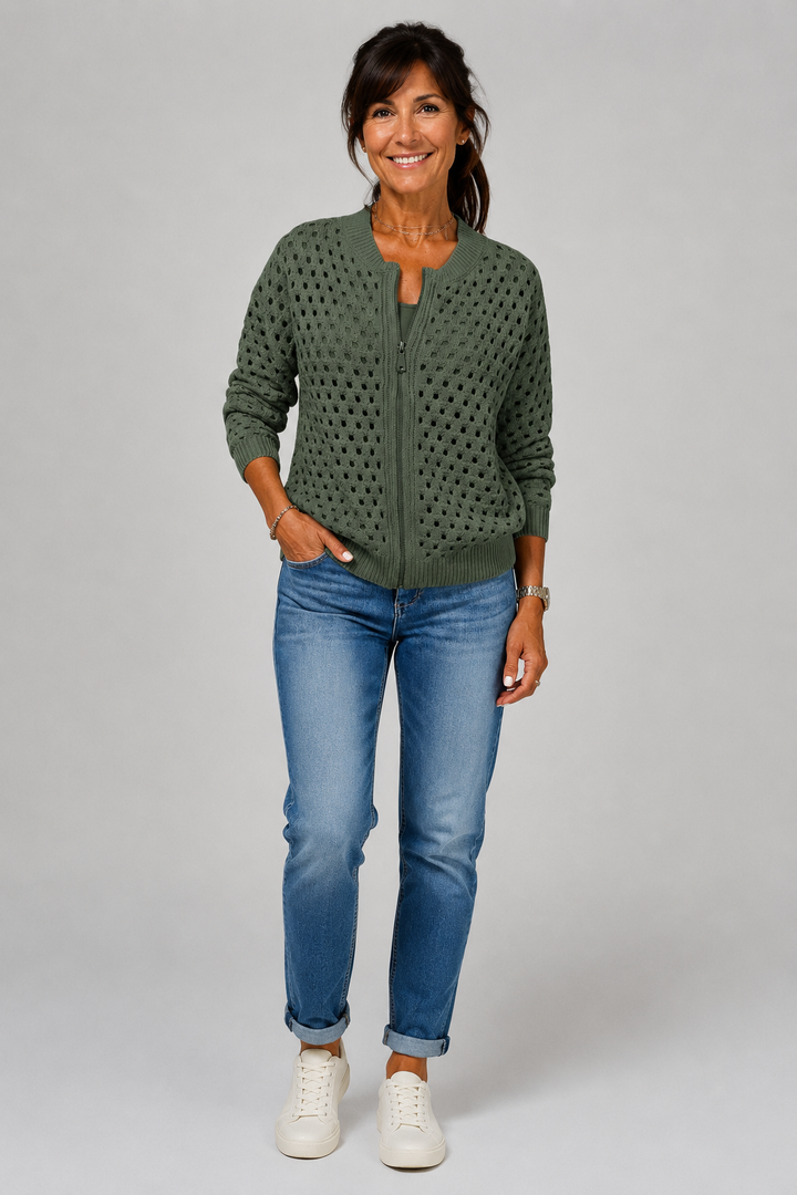 Sofia Elegant Gehaakt Vest