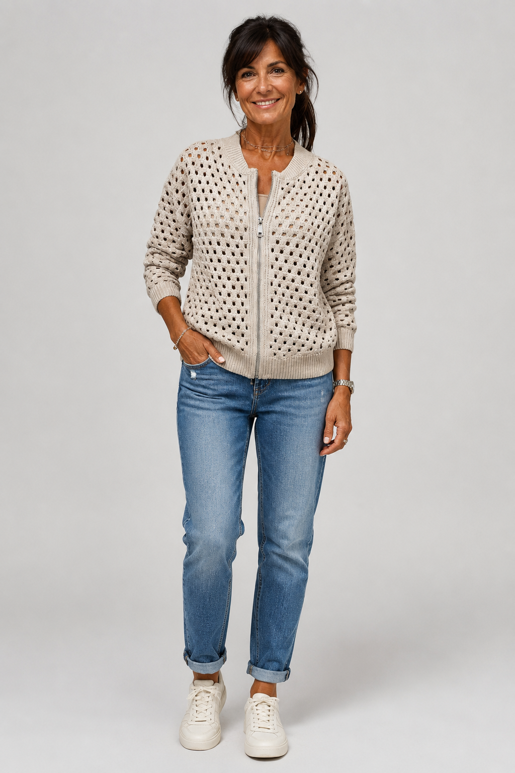 Sofia Elegant Gehaakt Vest