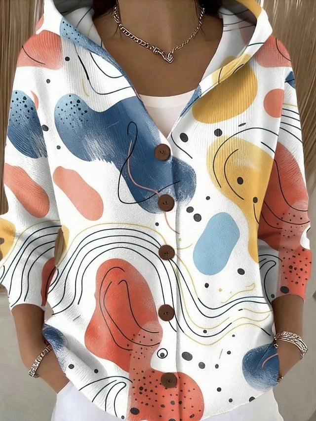 Madelief | Artistiek Vest met Patroon